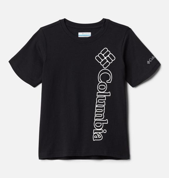 Columbia Happy Hills T-Shirt Boys Black USA (US633617)